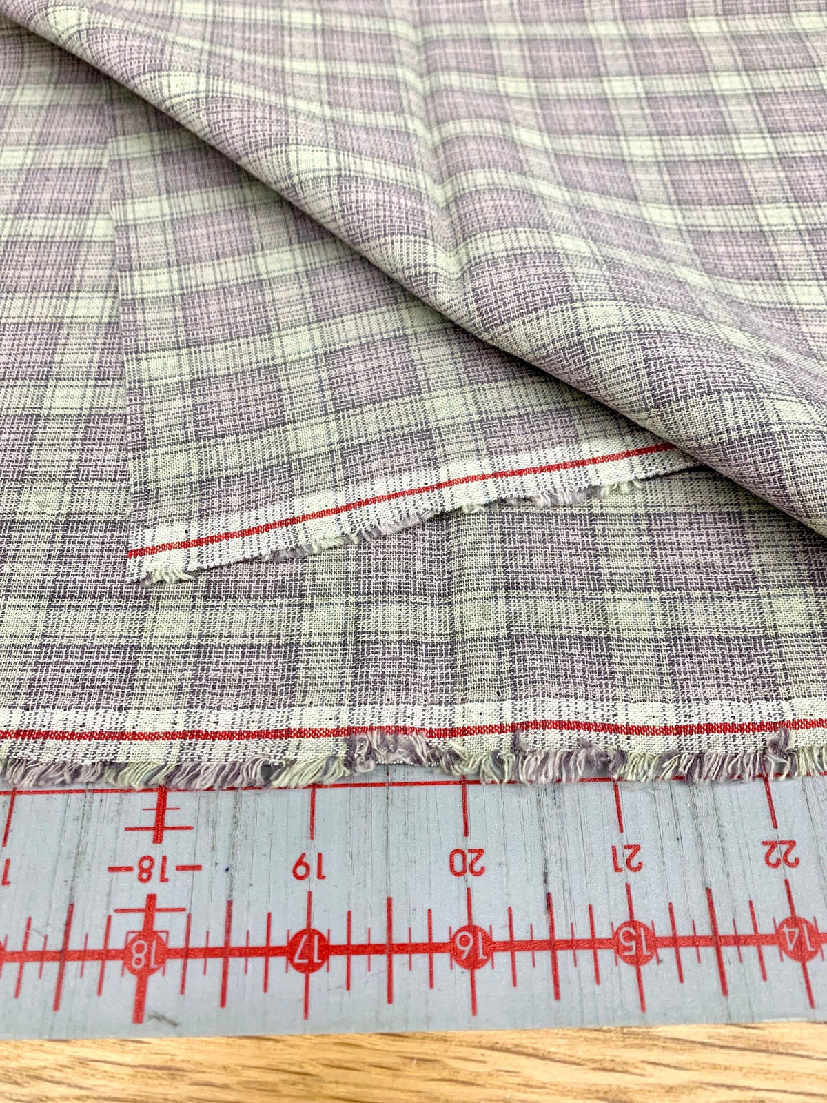 Cosmo - PRE-CUT Half Meter Small Plaid Yarn Dyed Cotton Taupe - Mixed Colors