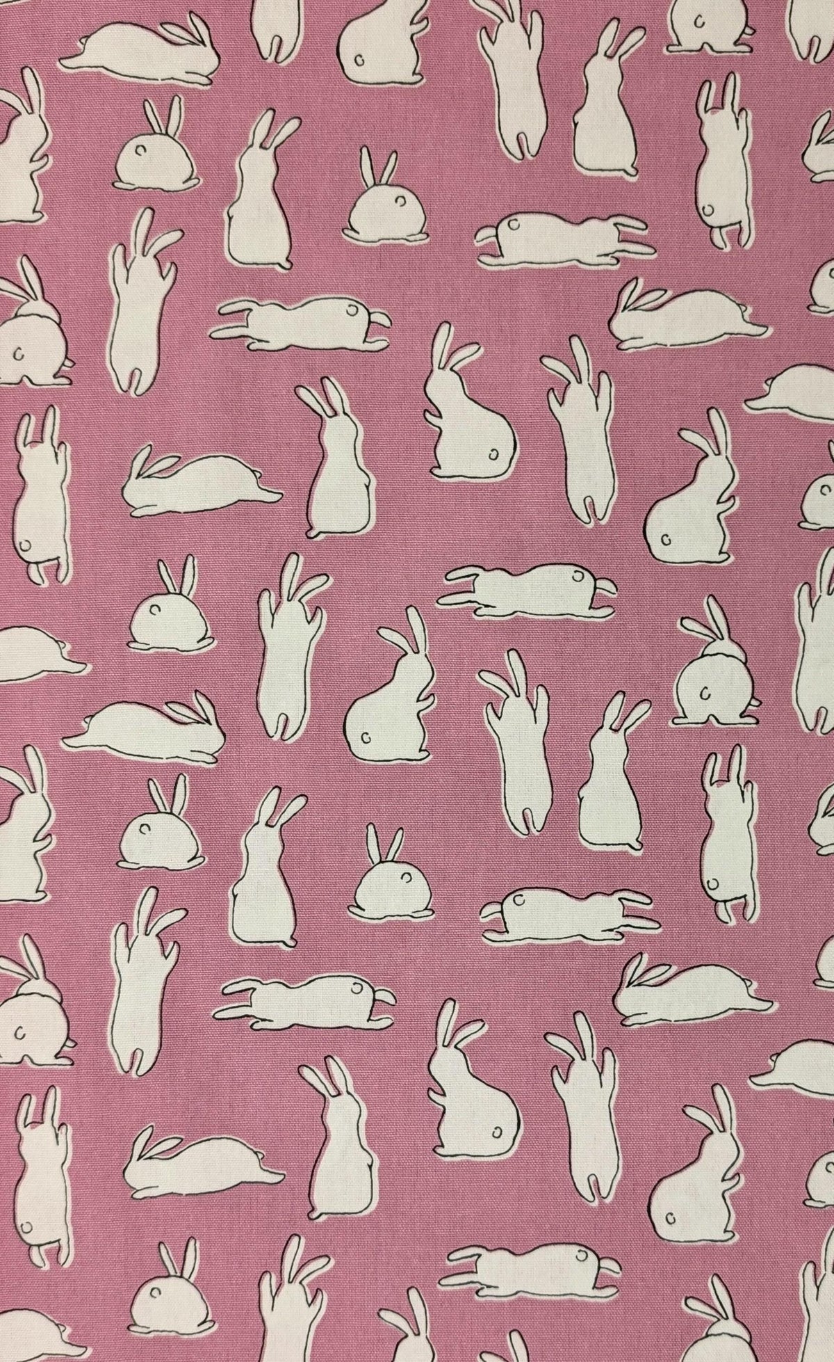 Hishiei - White Rabbits Cotton Oxford - Pink