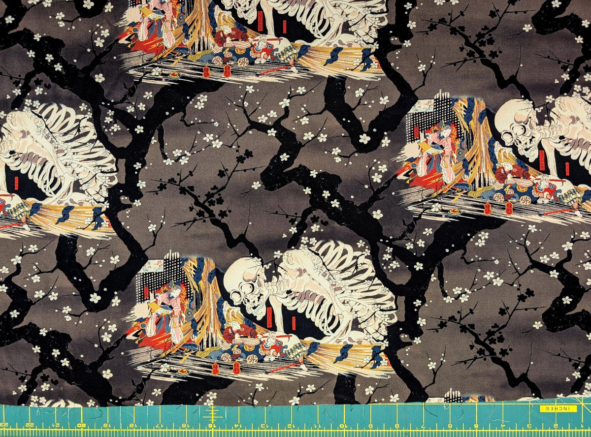Hokkoh - Gashadokuro Yōkai Rayon - Gray