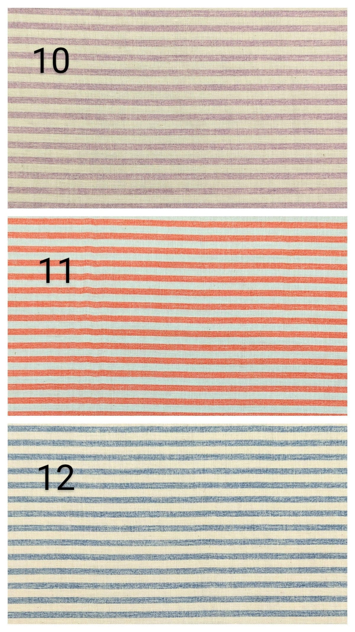 Sevenberry - Striped Cotton Double Gauze - Red