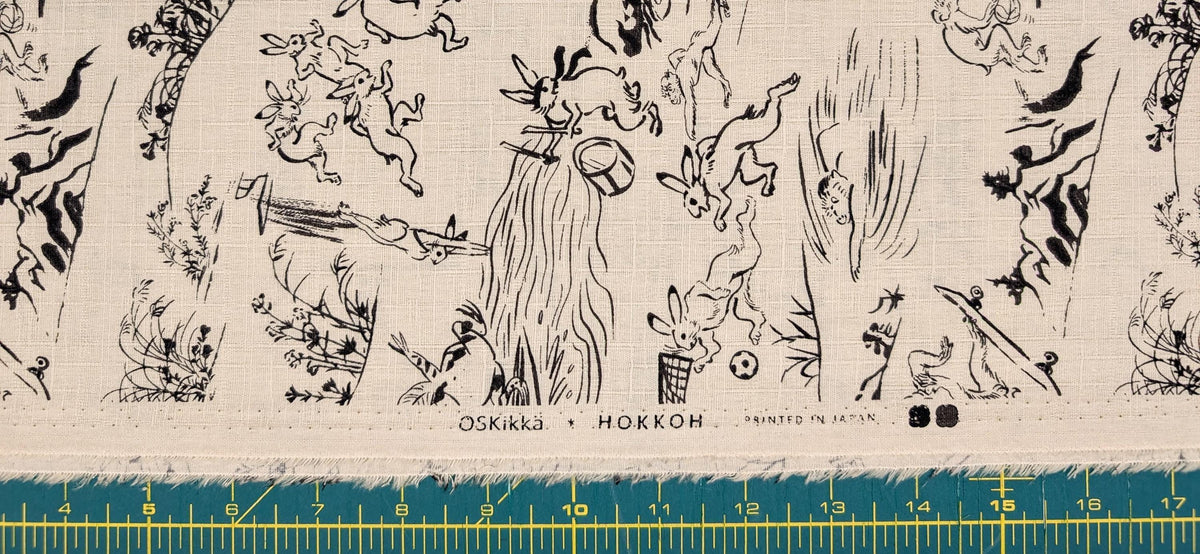 Hokkoh - Sports Day Animals Cotton Dobby - Beige