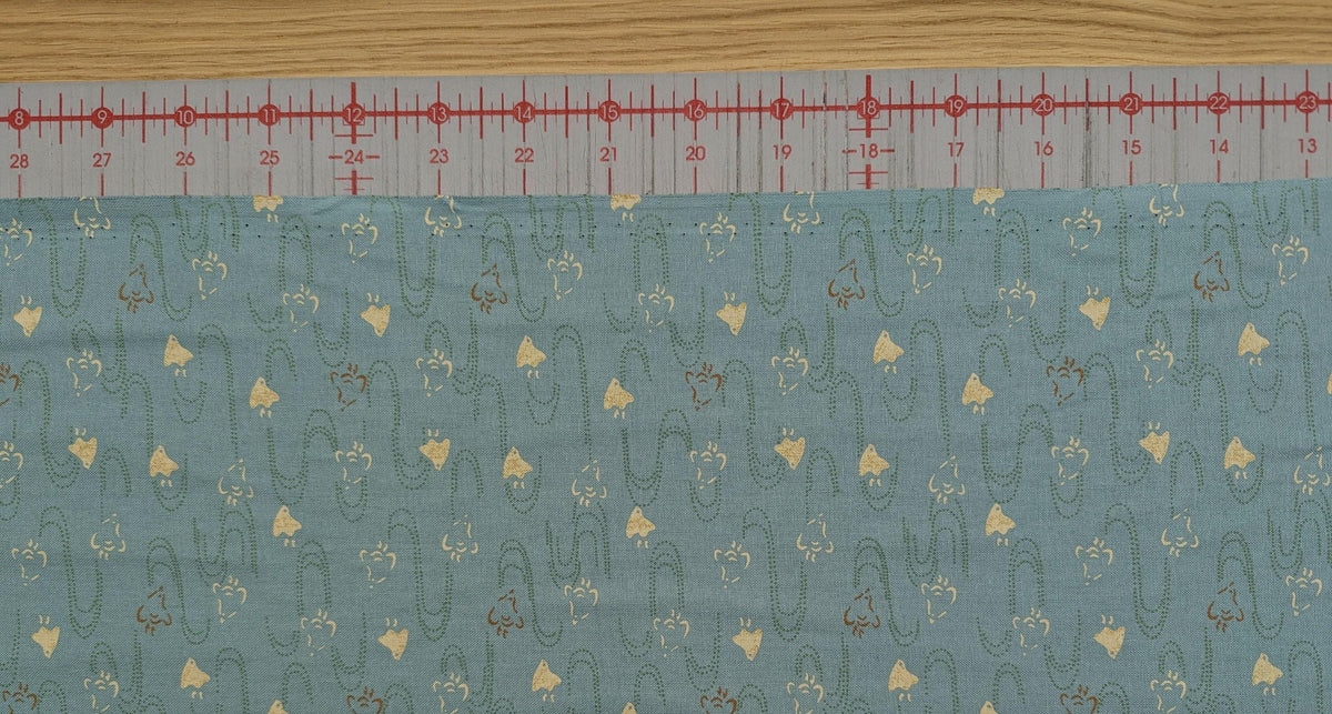 Sevenberry - Chidori Cotton Fabric - Blue