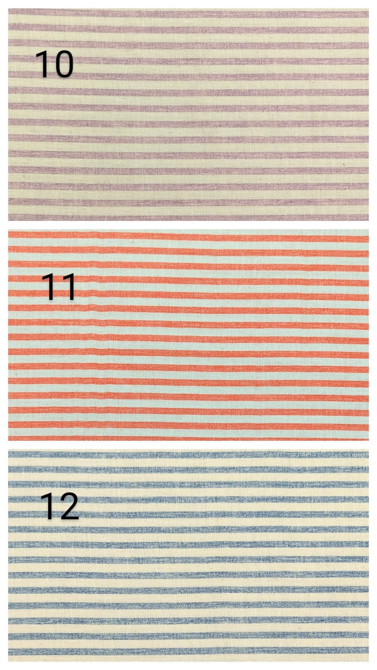 Sevenberry - Striped Cotton Double Gauze Fabric - Purple
