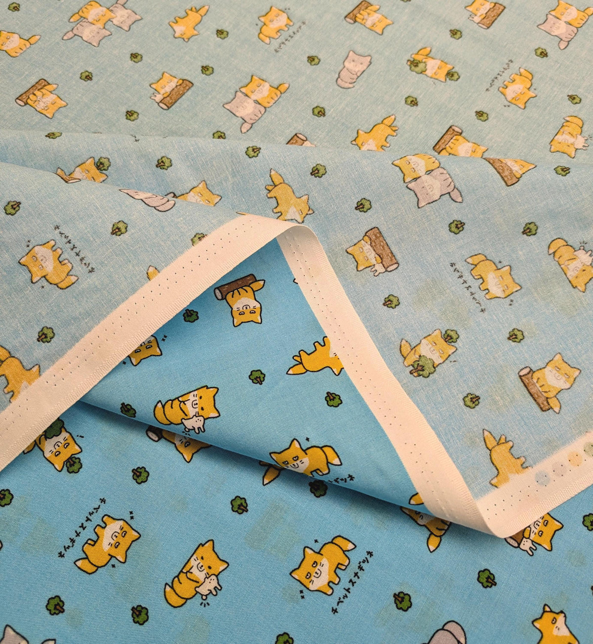 Cosmo - NEW Little Foxes Cotton Oxford - Blue