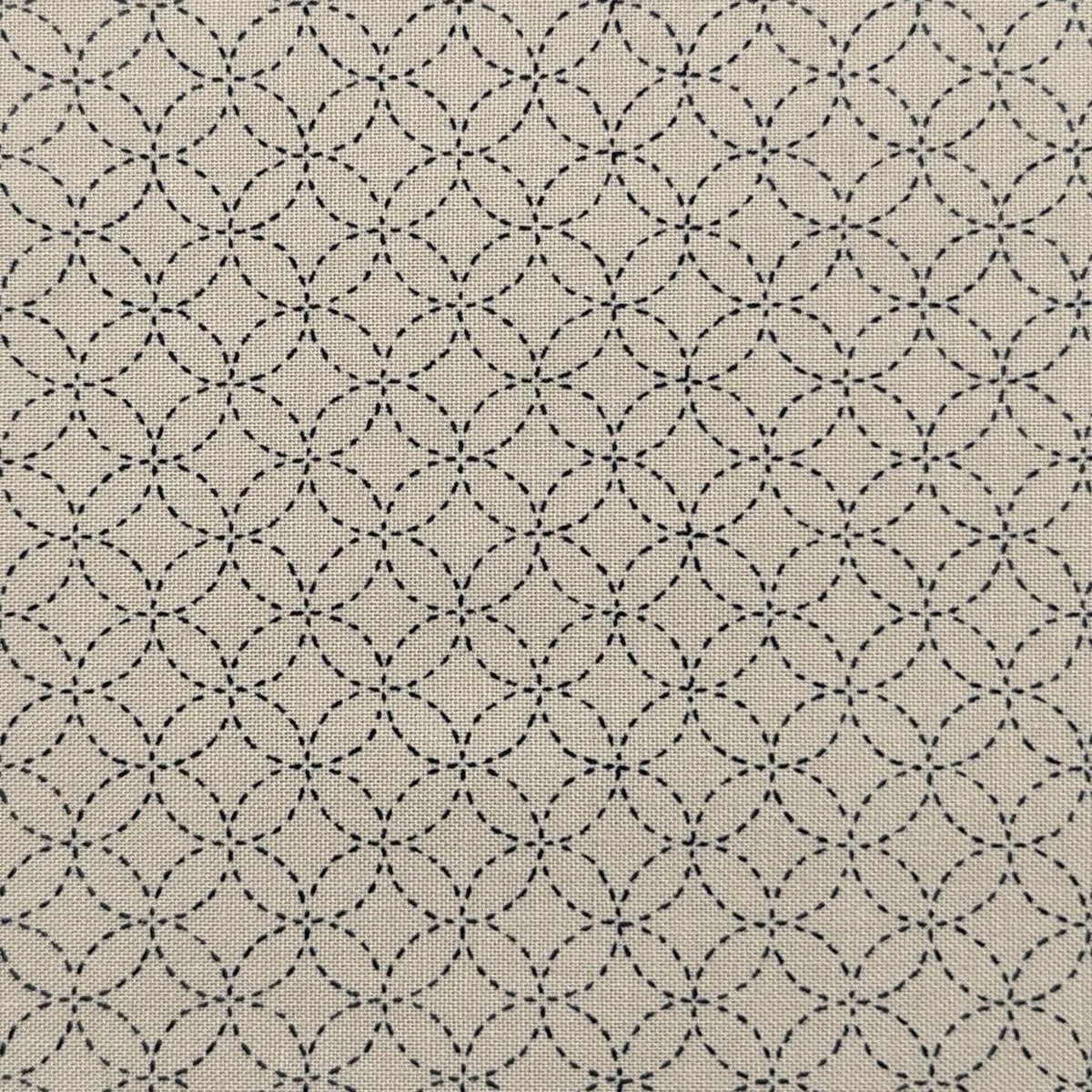 Sevenberry - Small Shippo Cotton Fabric - Beige