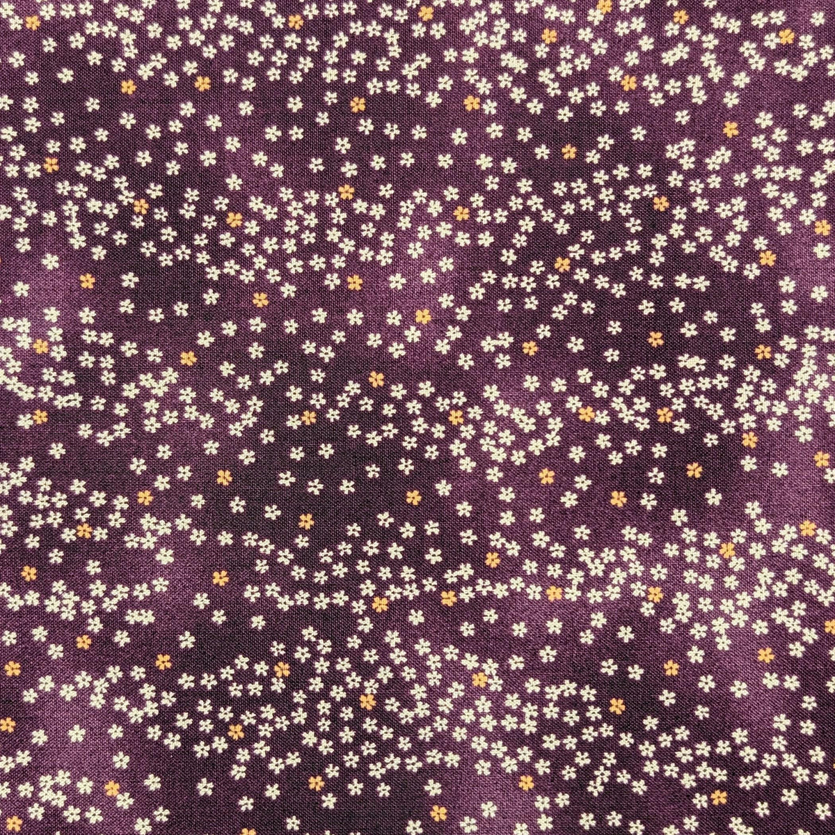 NEW Cherry Blossom Sky Sevenberry Japanese cotton fabric 88234-2-5 purple