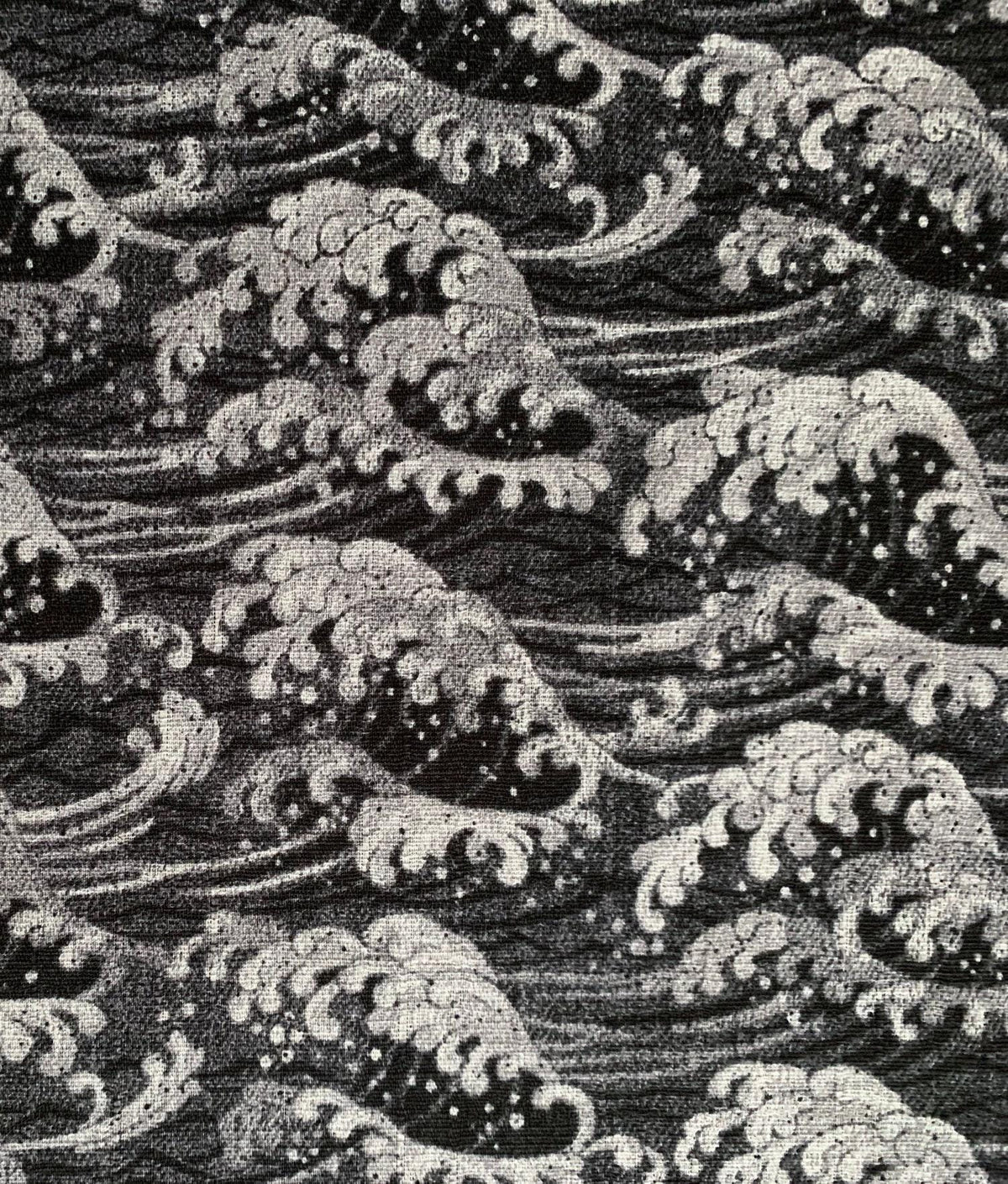 Sevenberry - Ocean Waves Cotton Dobby - Dark Gray