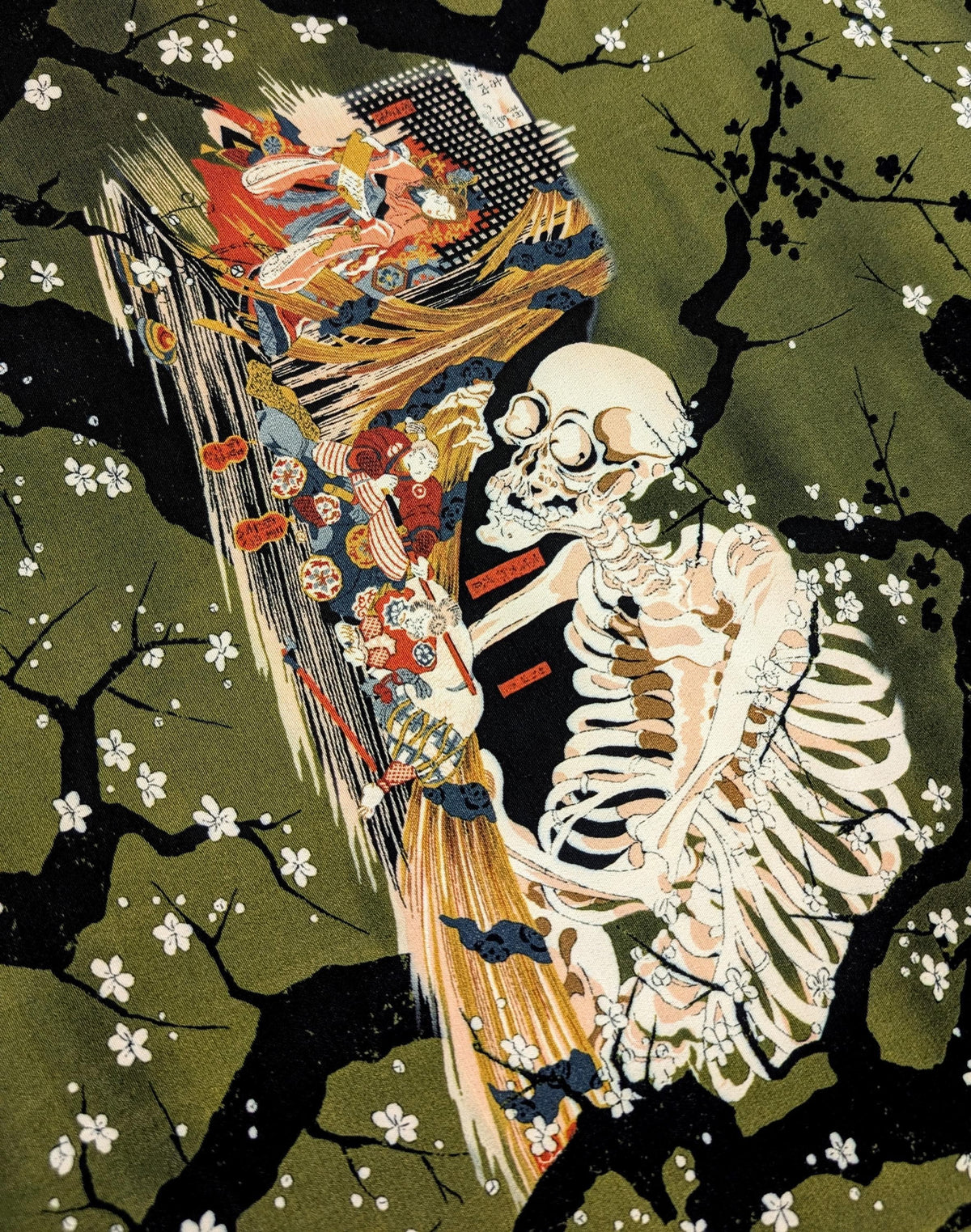 Hokkoh - Gashadokuro Yōkai Rayon - Green