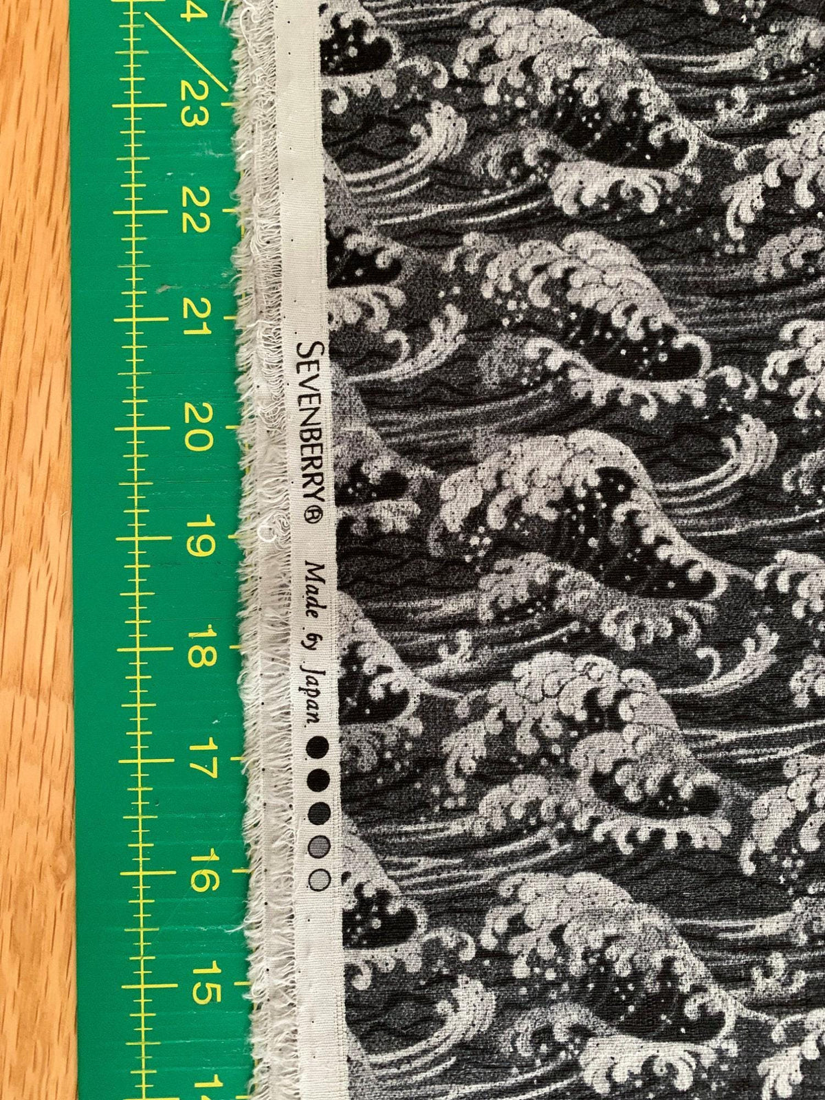 Sevenberry - Ocean Waves Cotton Dobby - Dark Gray