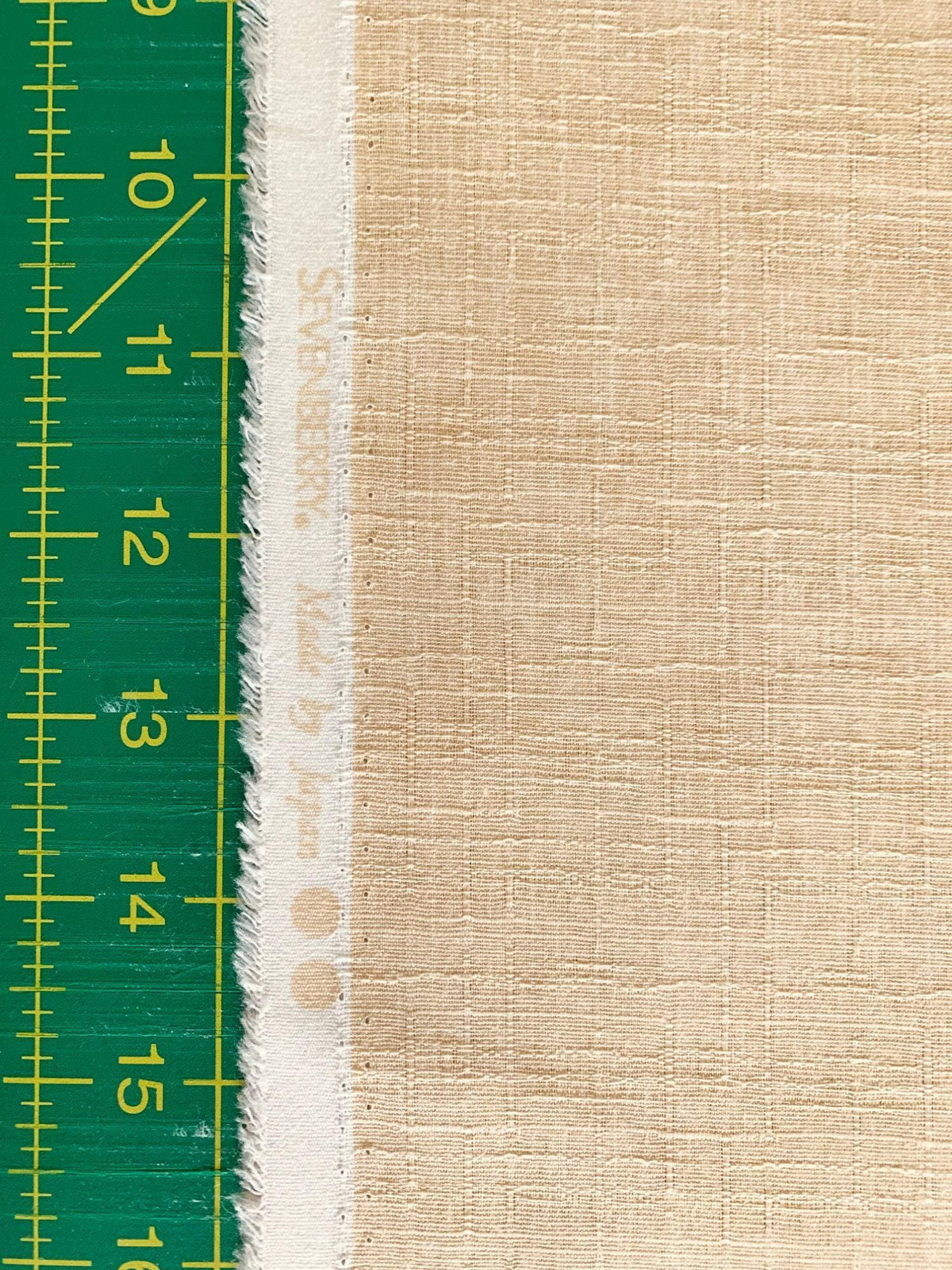 Sevenberry - Solid Color Cotton Dobby - Beige