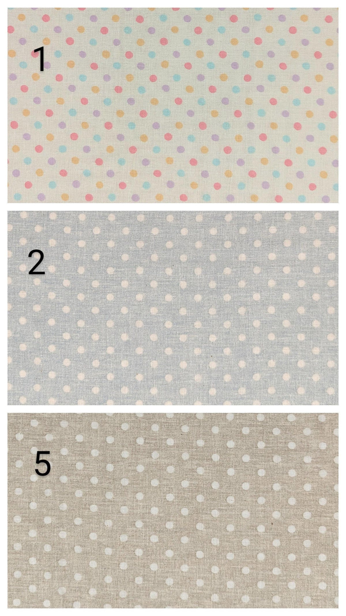Sevenberry - Small Polka Dot Cotton Double Gauze - Rainbow
