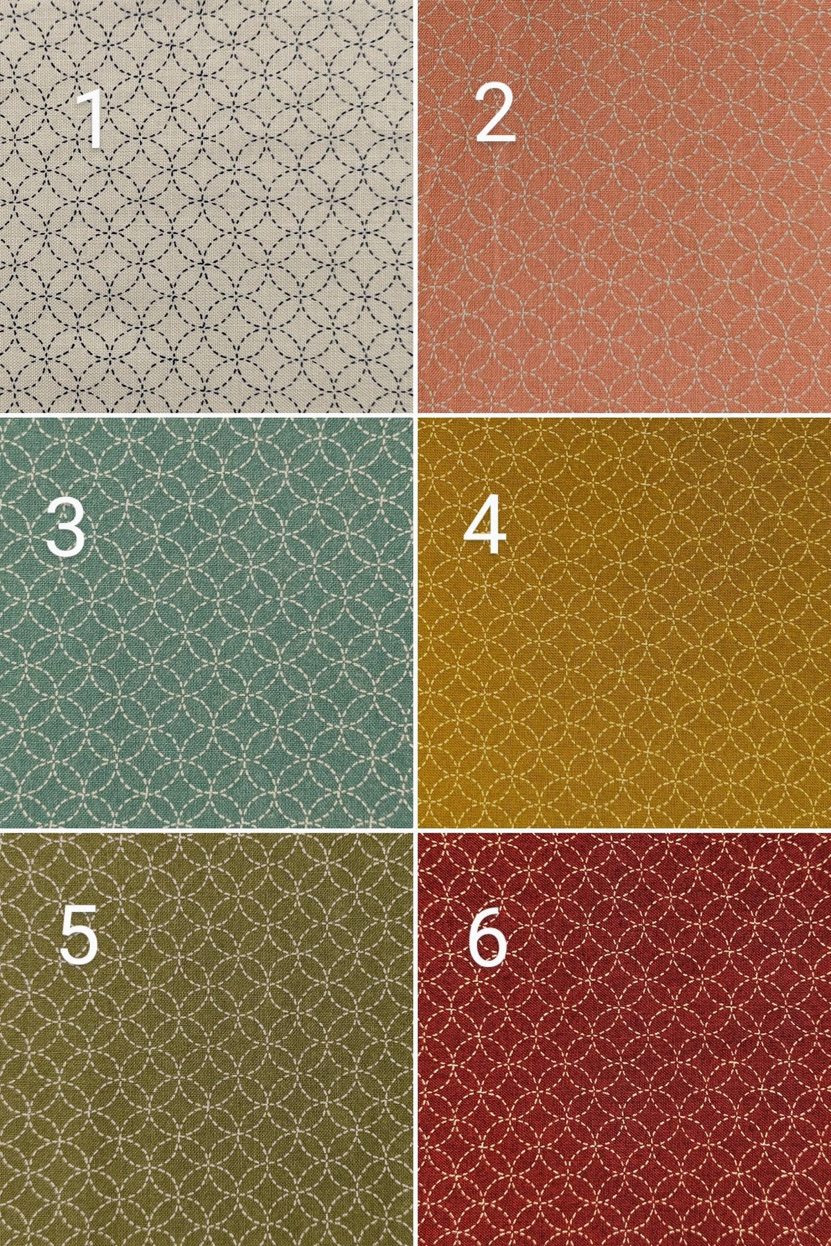 Sevenberry - Small Shippo Cotton Fabric - Bronze