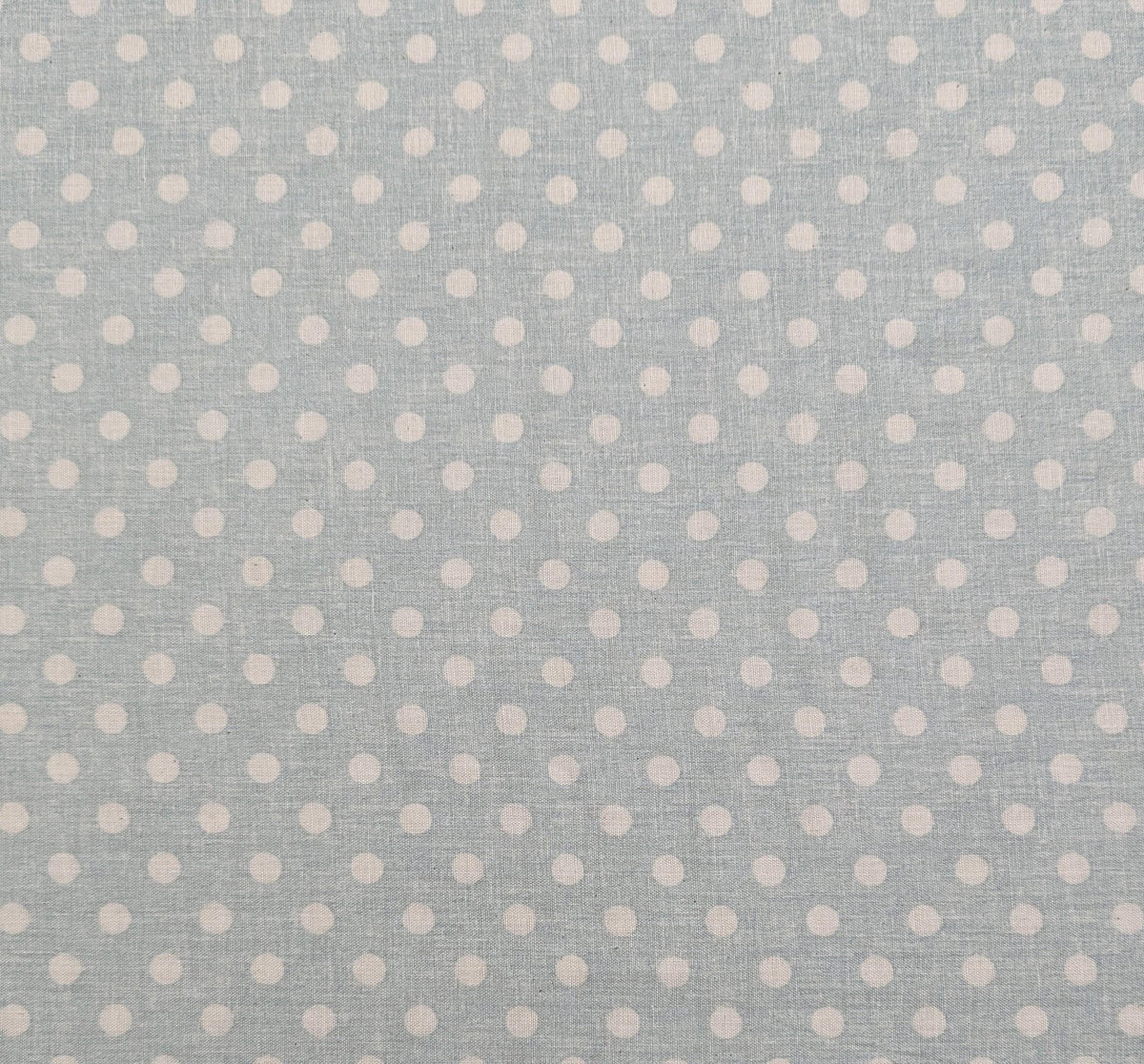 Sevenberry - Medium Polka Dot Cotton Double Gauze - Baby Blue