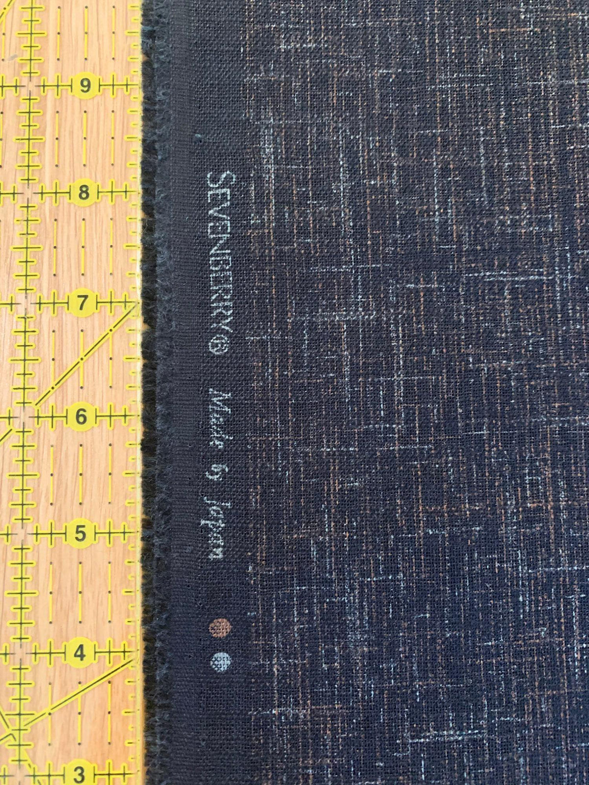 Sevenberry - Solid Woven-Look Cotton Fabric - Black