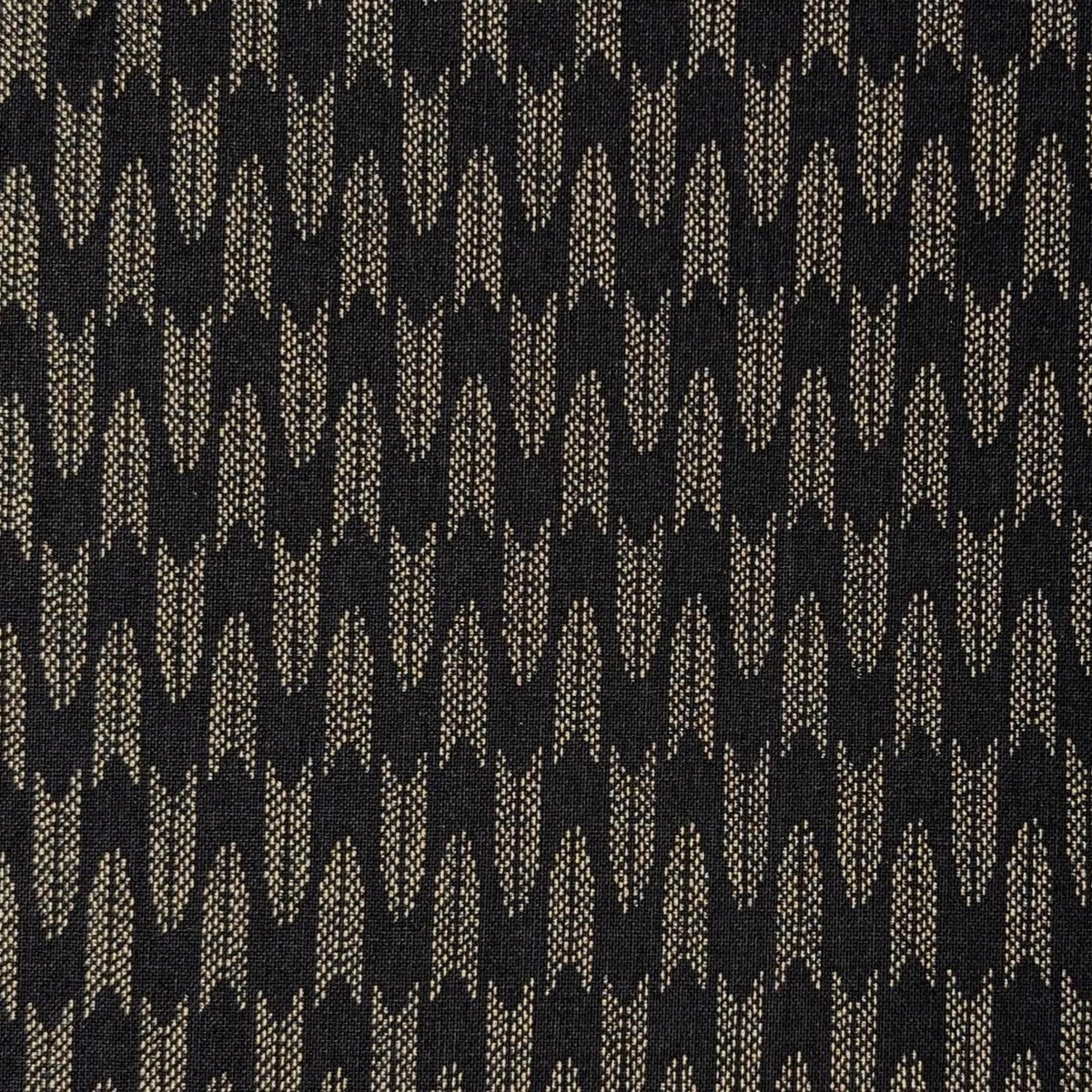 Sevenberry Zigzag Yabane arrows Japanese cotton fabric 88222-6-12 beige & black