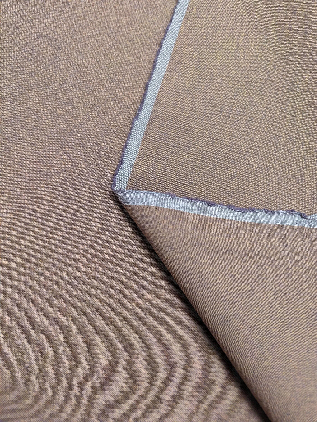 Cosmo - Japanese Yarn Dyed Cotton - Tan Purple