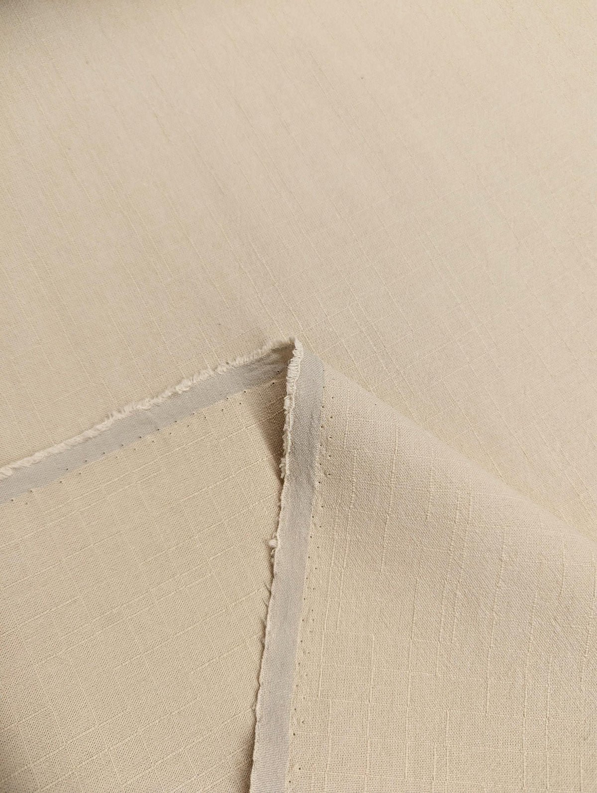 MYD - Yarn Dyed Textured Cotton Fabric - Beige