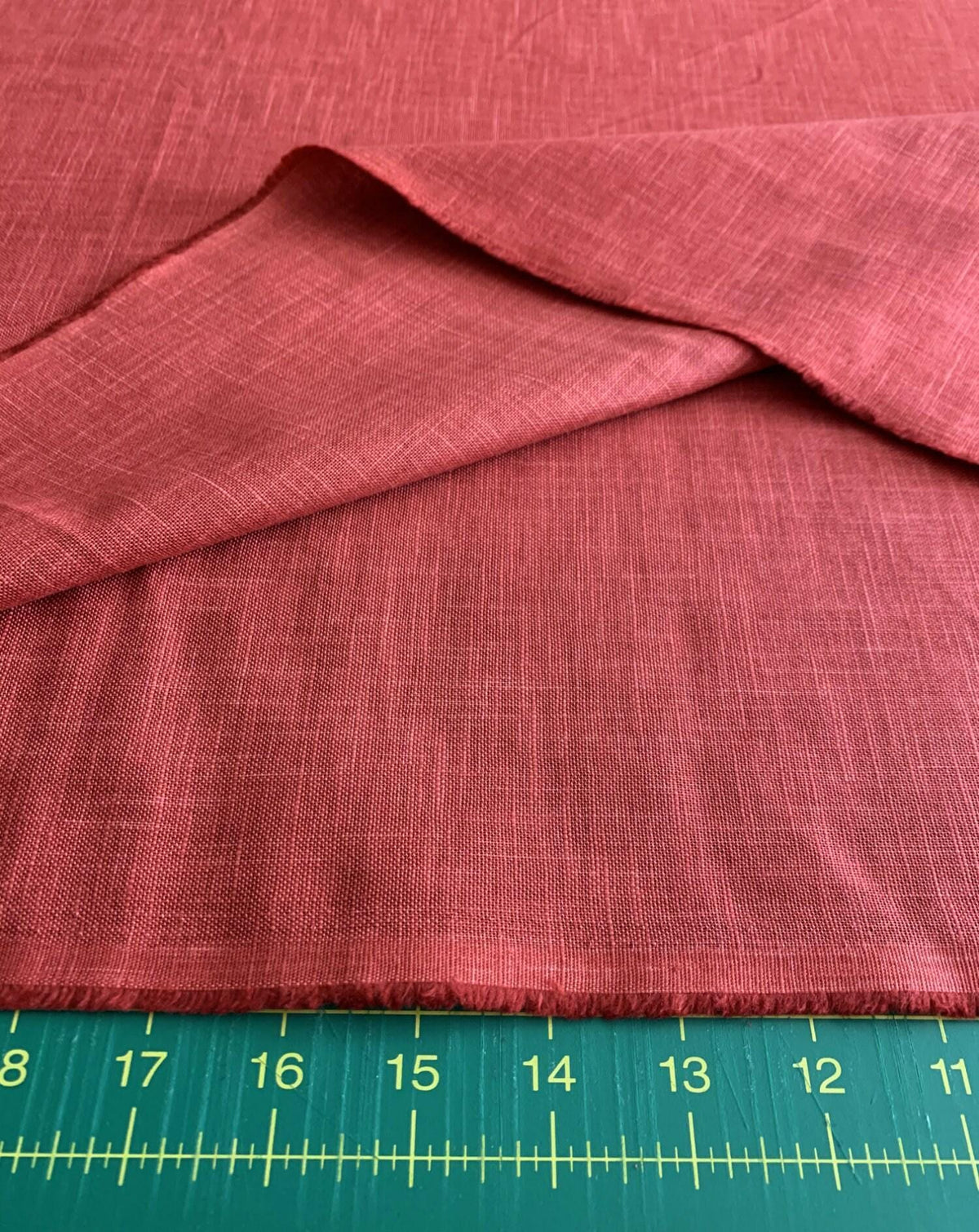 Sevenberry - Heathered Solids Cotton Fabric - Tomato Red
