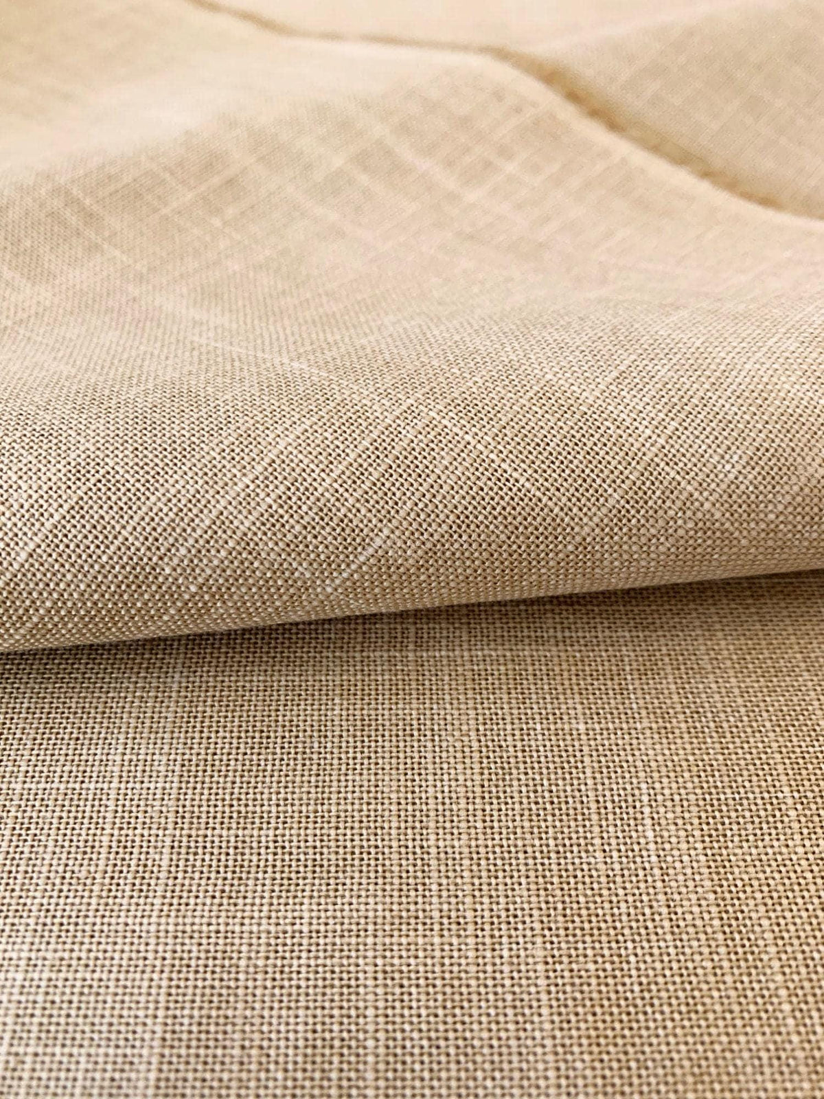 Sevenberry - Heathered Solids Cotton Fabric - Light Khaki