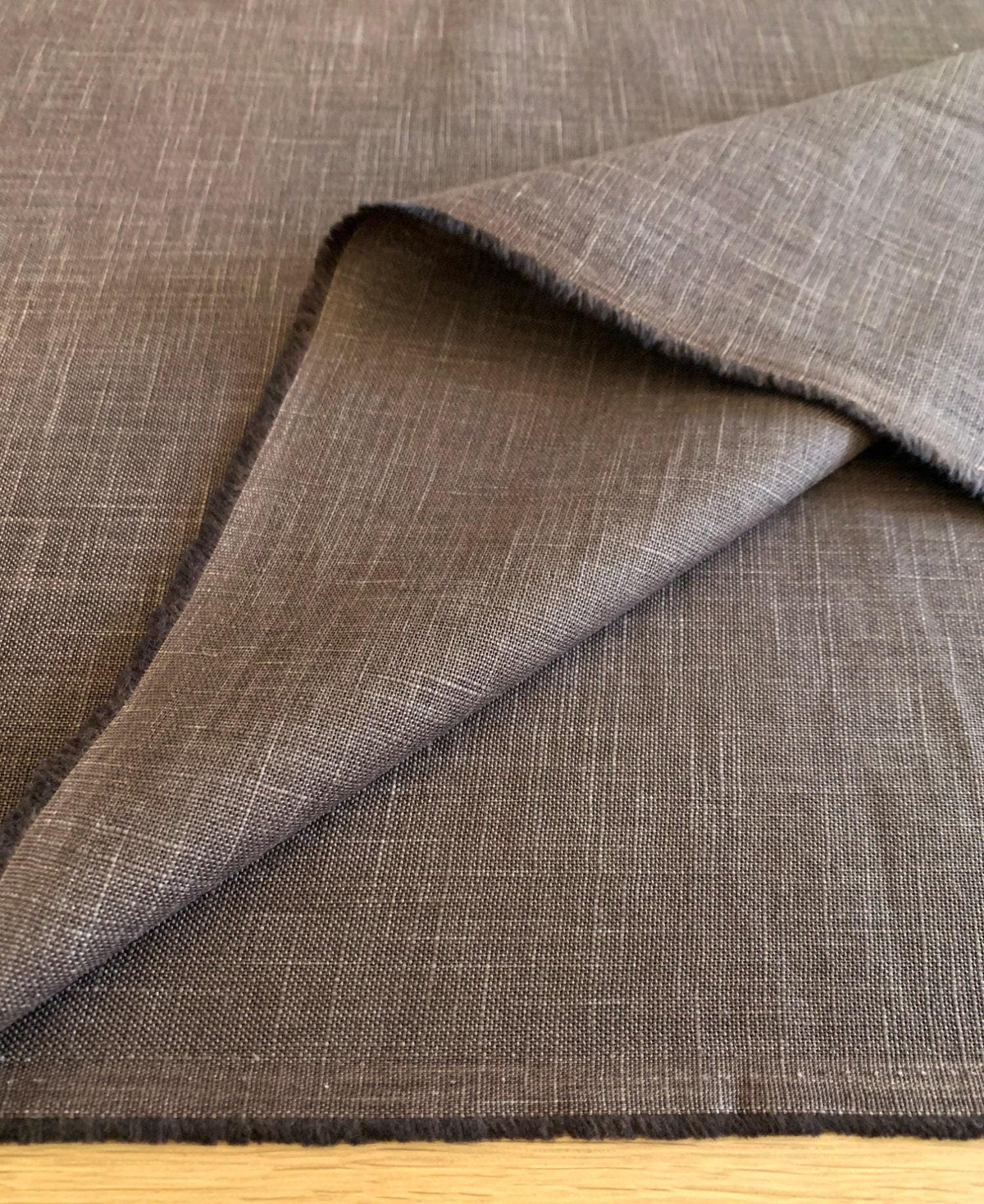 Sevenberry - Heathered Solids Cotton Fabric - Coffee Brown