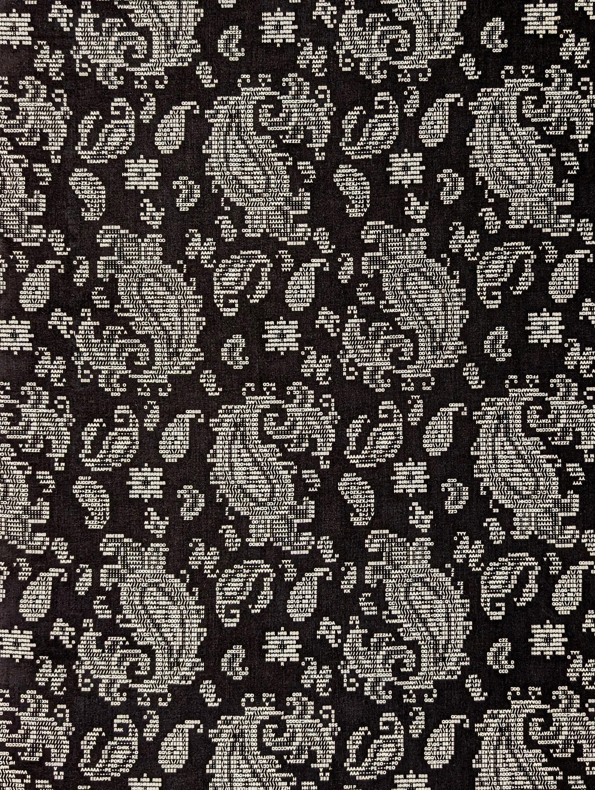 Hokkoh - Coded Paisley Cotton Lawn - Black