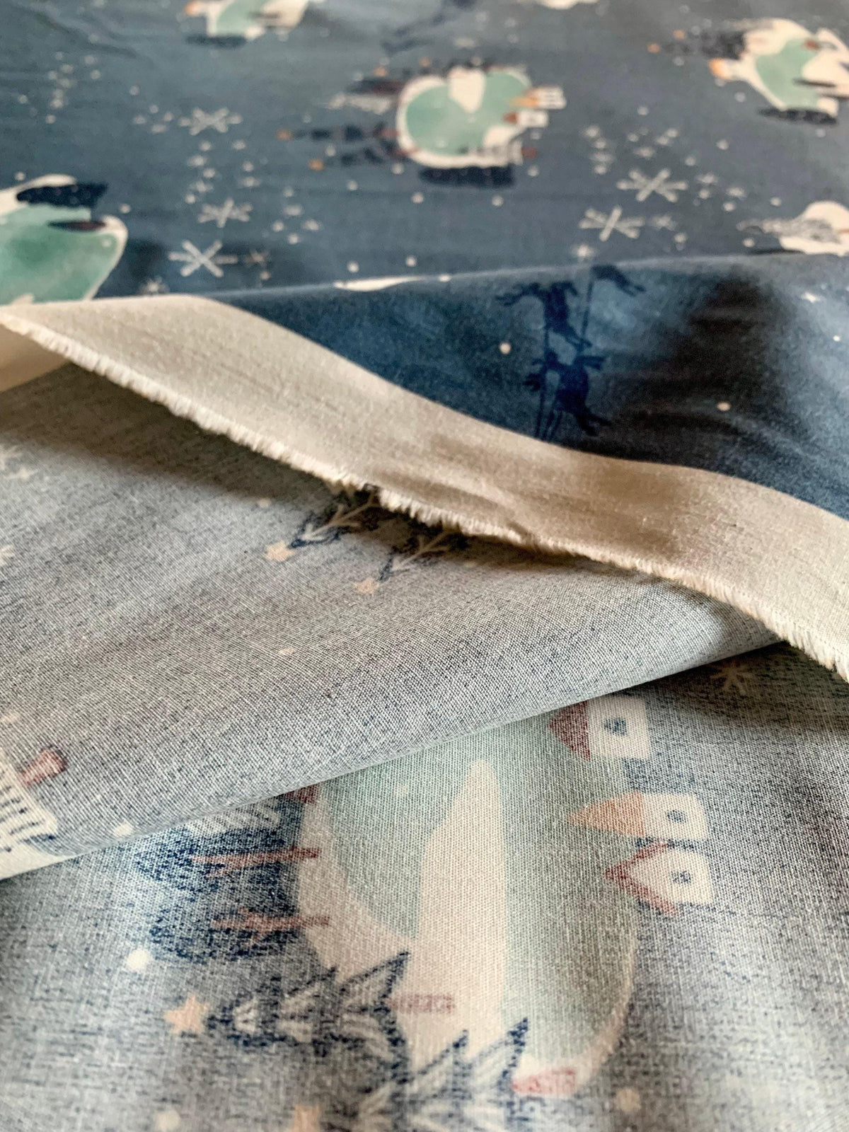 Koizumi - Noel Blanc Cotton - Slate Blue