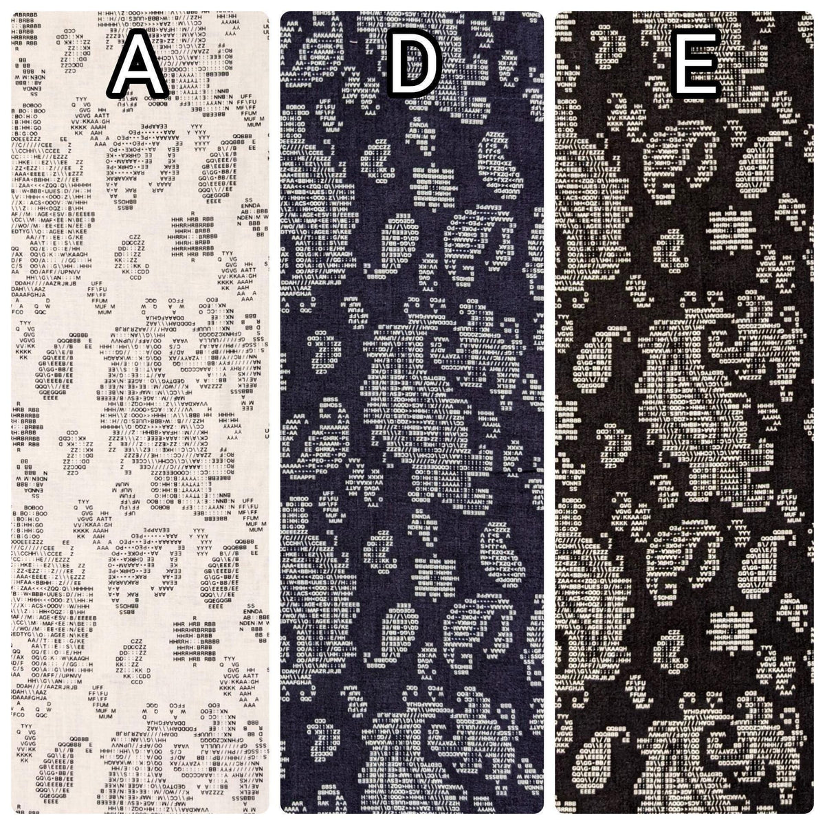 Hokkoh - Coded Paisley Cotton Lawn - Black