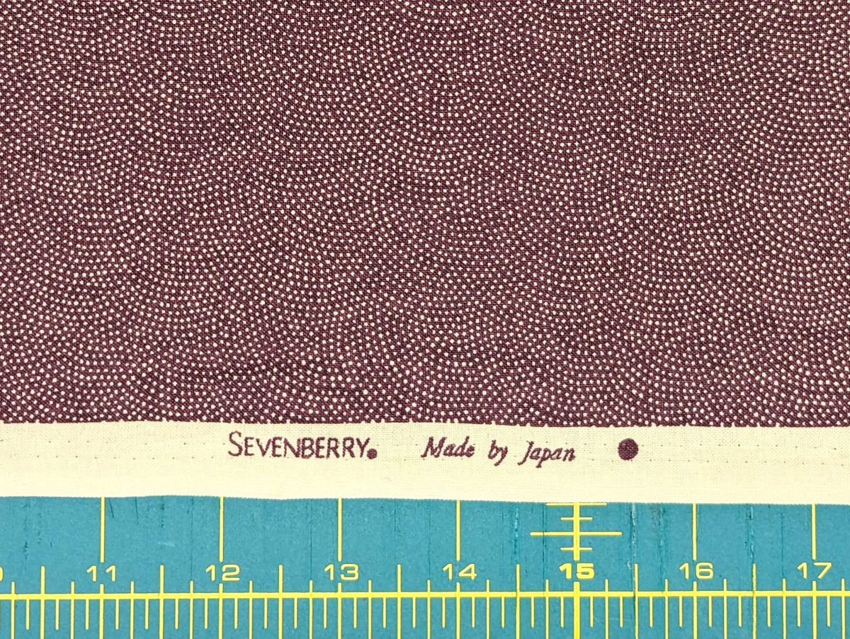 Sevenberry - Same-Komon (Shark Skin) Cotton Fabric - Purple
