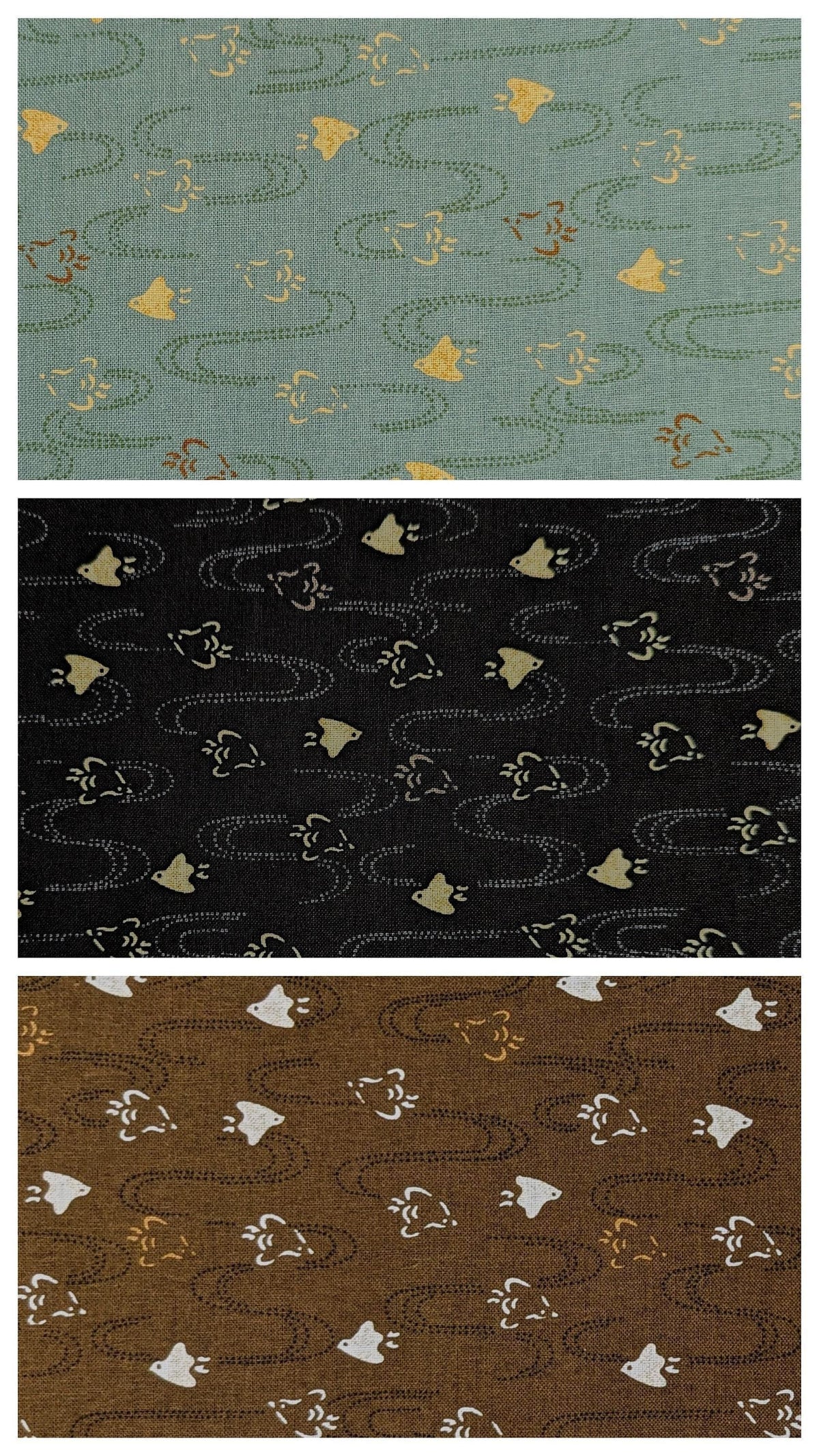 Sevenberry - Chidori Cotton Fabric - Black