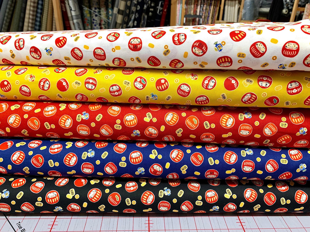 Cosmo - Little Daruma Cotton - Red