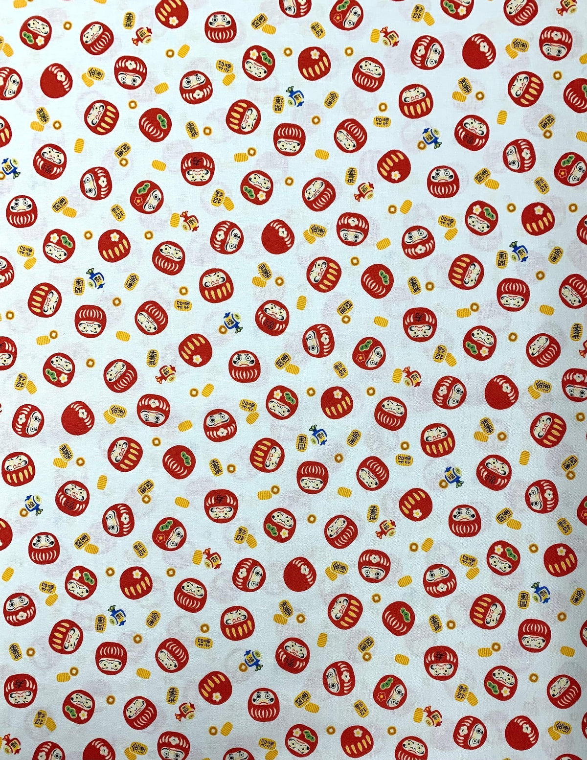 Cosmo - Little Daruma Cotton - White