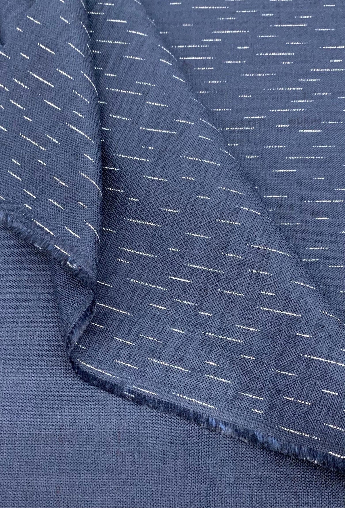 Sevenberry - Rain Cotton Fabric - Navy Blue