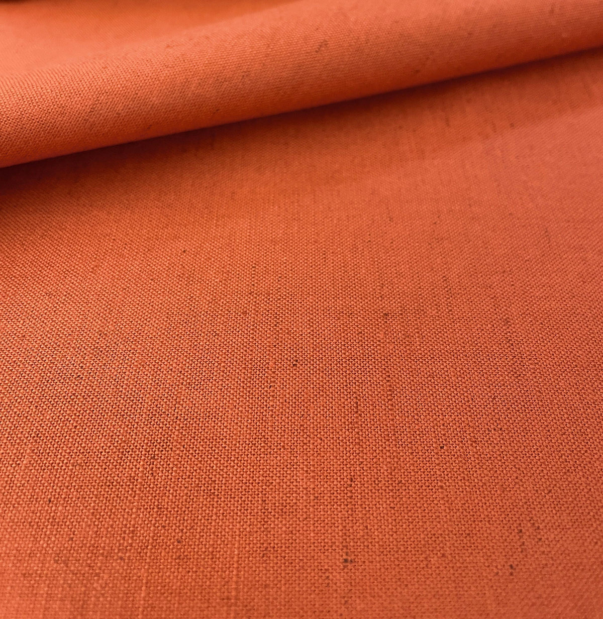 Koizumi - Momen-T Solids Cotton/Linen - Carrot Orange