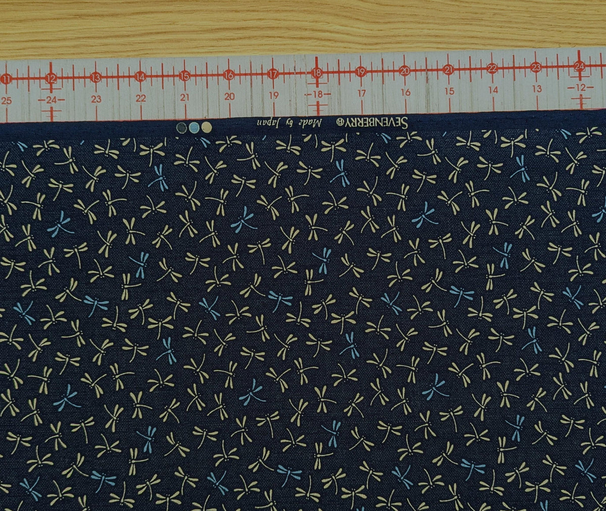 Sevenberry - Dragonflies in Blue Cotton Fabric - Blue