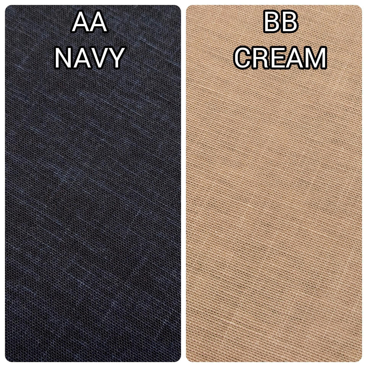 Kurenai - Noren Blank Hand Dyed Cotton Fabric - Natural Cream