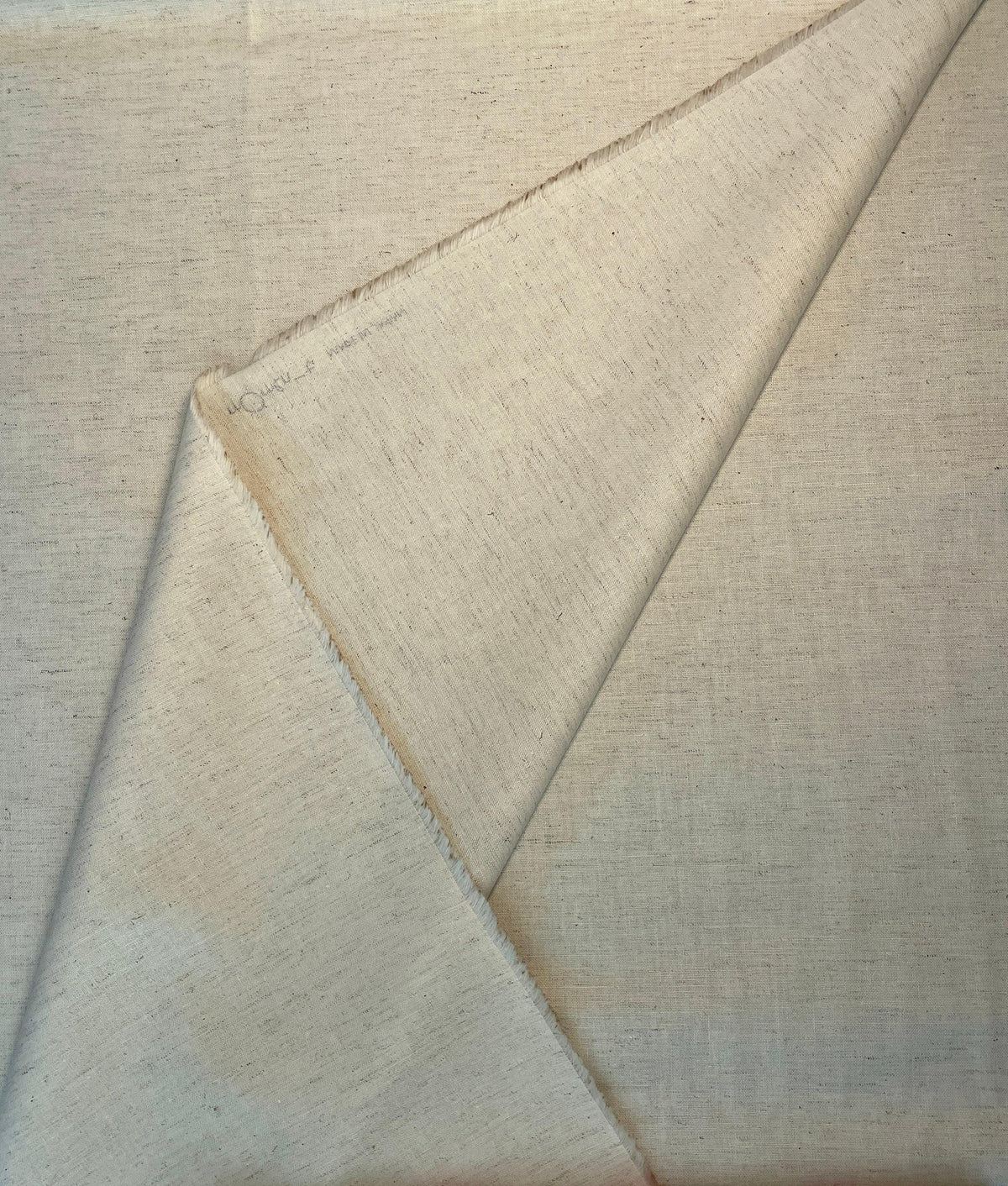 Koizumi - Momen-T Solids in Heather Cotton/Linen - Beige