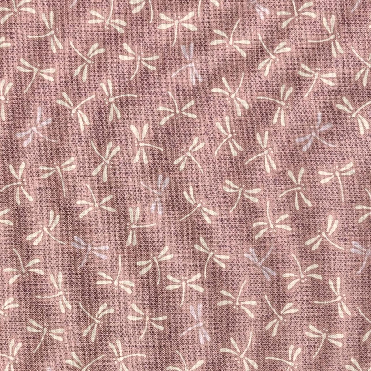 Dragonflies Sevenberry Japanese cotton fabric 88222-7-3 purple
