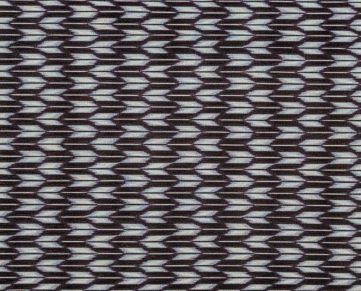 Sevenberry - Arrow Printed Shibori-Style Collection Cotton Fabric - Dark Indigo Blue