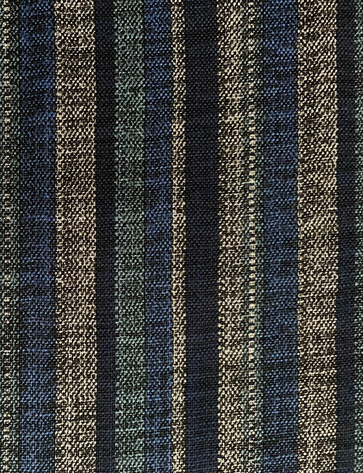 Sevenberry - Rustic Wide Stripe Cotton - Blue Black