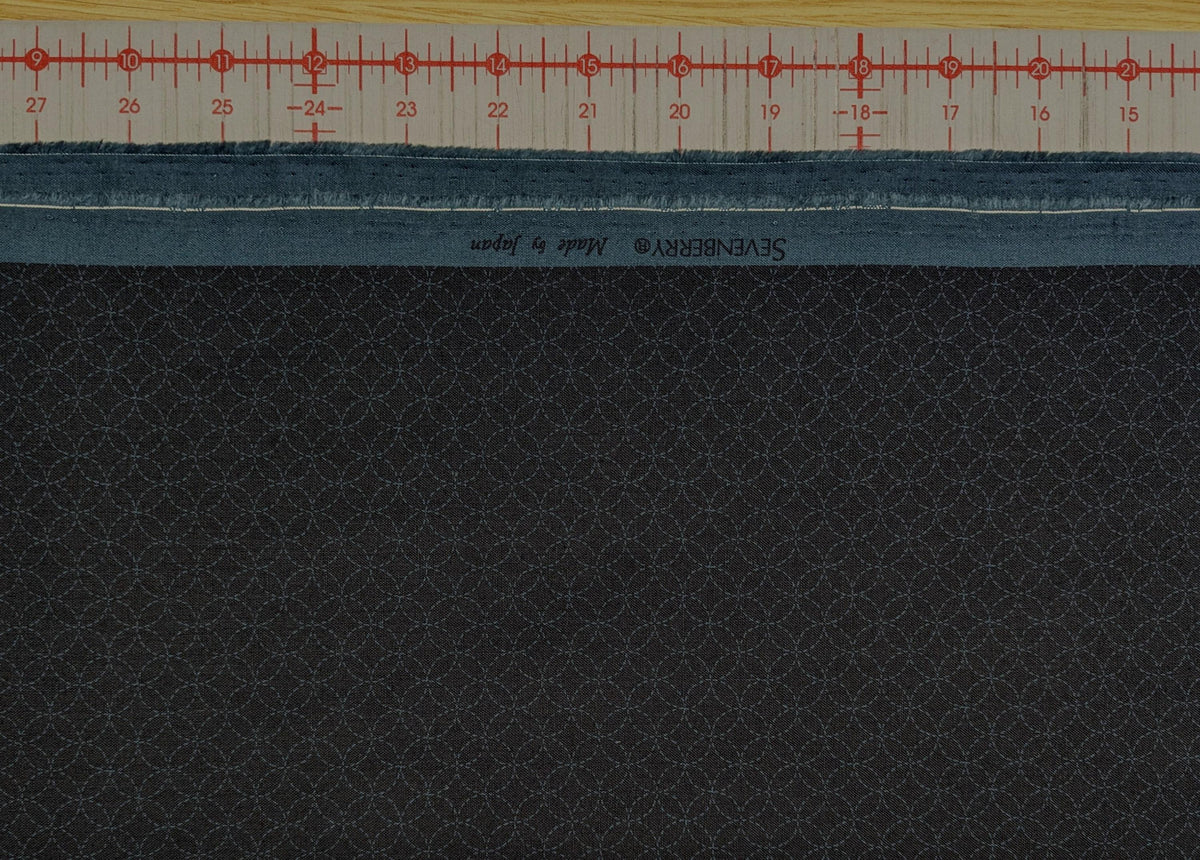 Sevenberry - Small Shippo Cotton Fabric - Midnight Blue
