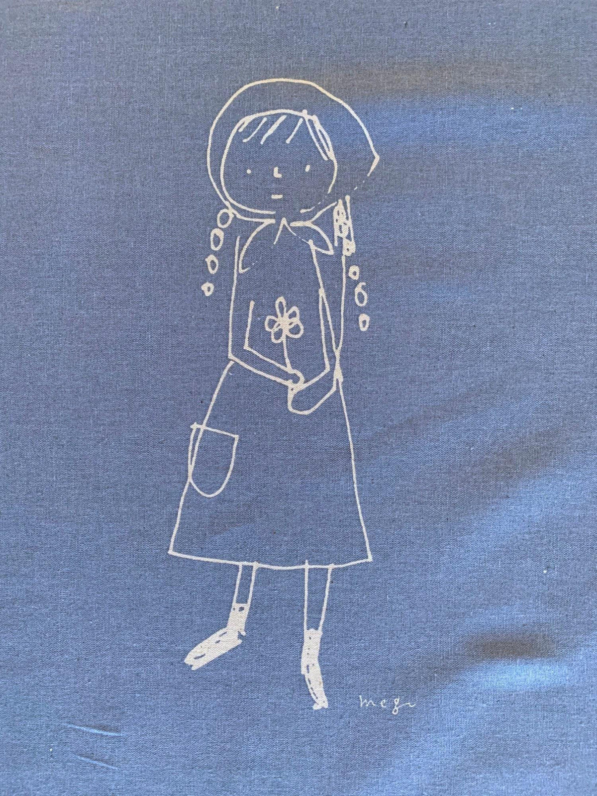 Kei - Megumi Sakakibara Collection Cotton Linen Panel - Lavender Gray