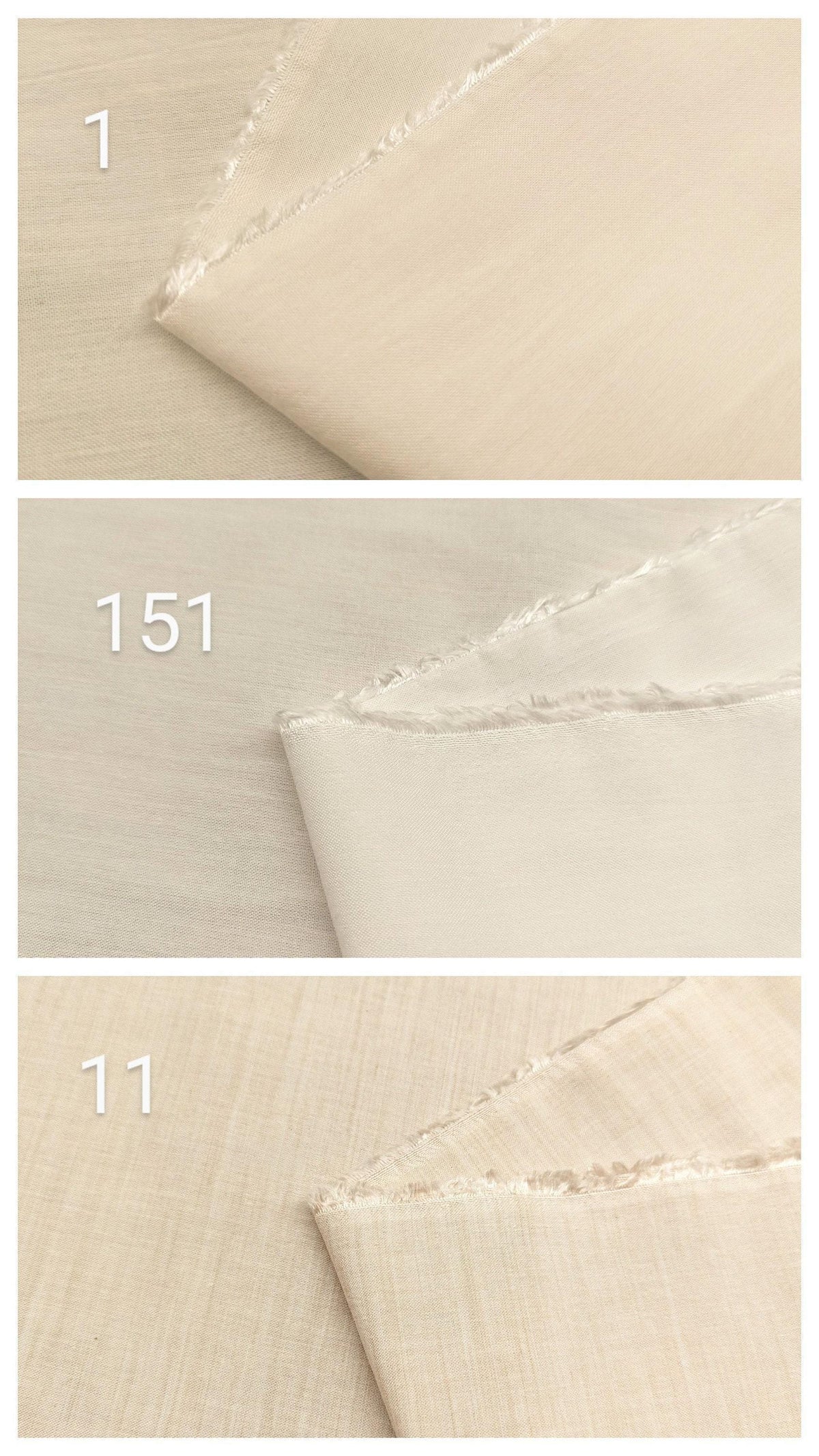 Sunwell - Organic Yarn Dyed Heathered Cotton/Tencel Chambray - Woven Beige