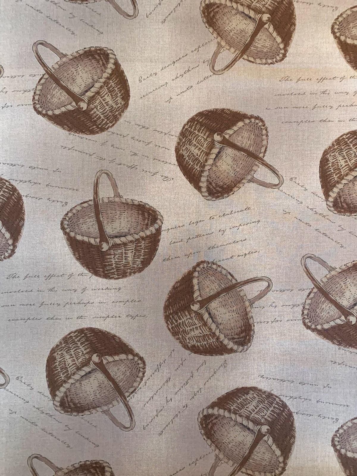 Textile Pantry - Junko Matsuda Baskets Cotton Taupe - Gray-Brown