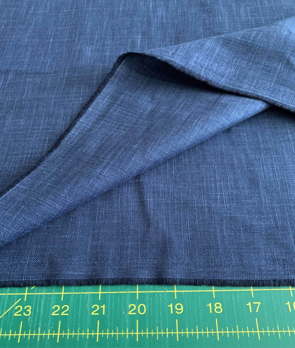 Sevenberry - Heathered Solids Cotton Fabric - Indigo Blue
