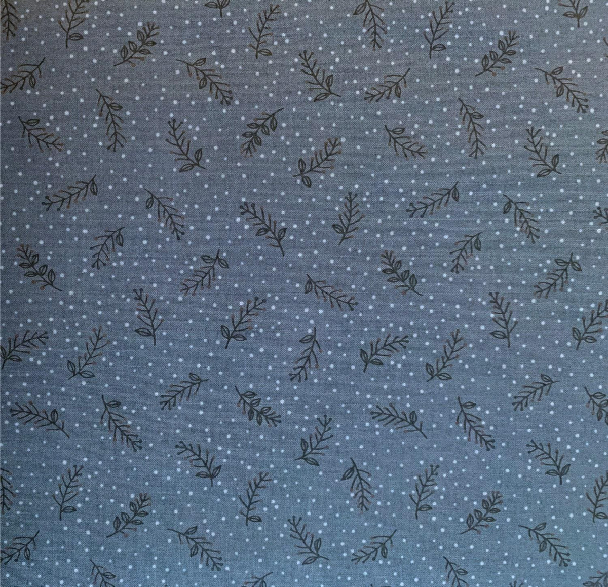 Orimono Imports - La Vie En Rose Cotton Taupe - Slate Blue