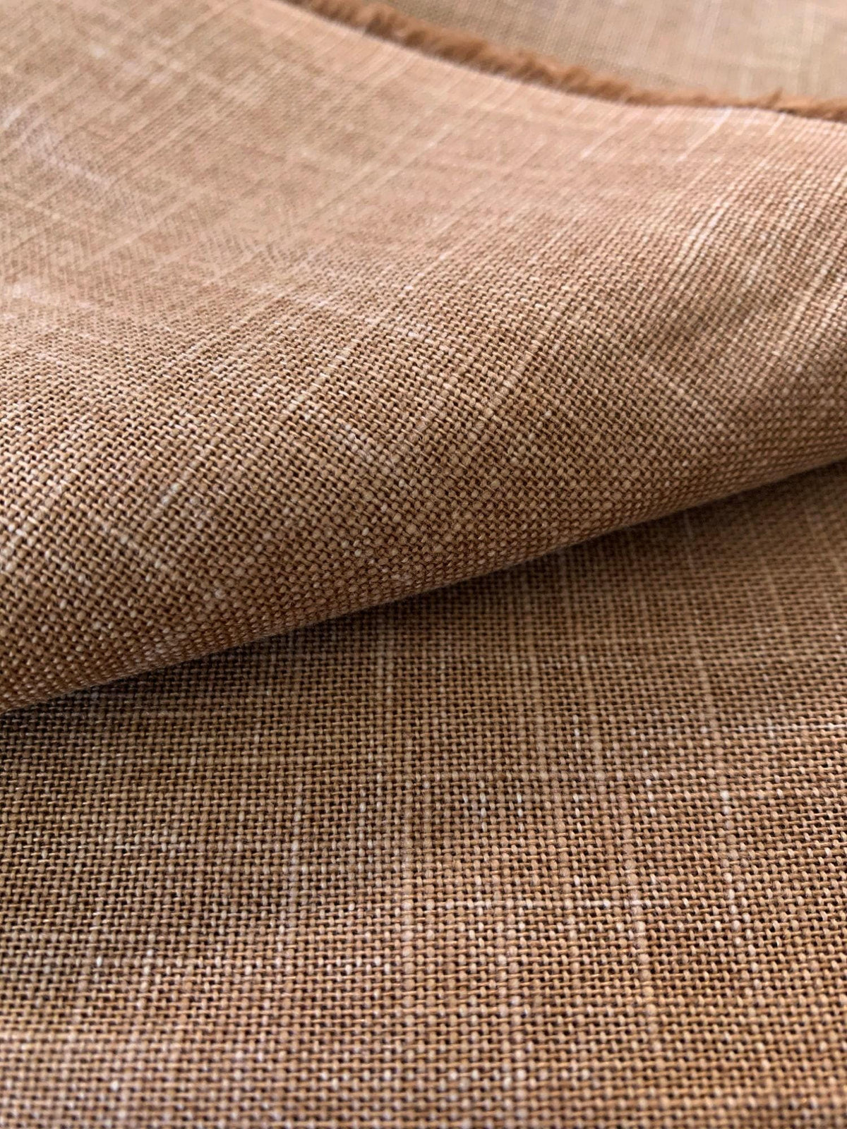 Sevenberry - Heathered Solids Cotton Fabric - Tea Brown