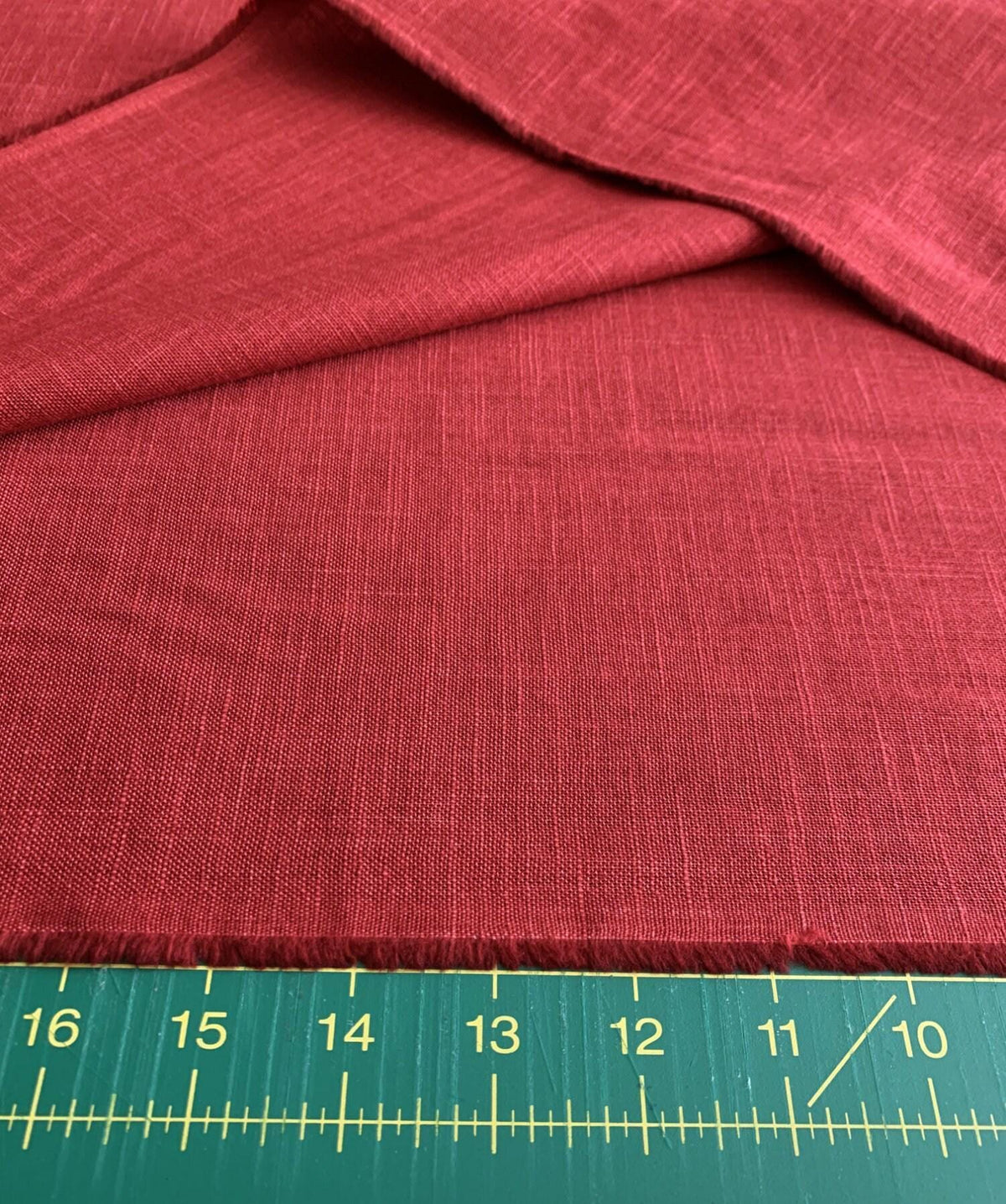 Sevenberry - Heathered Solids Cotton Fabric - Cherry Red