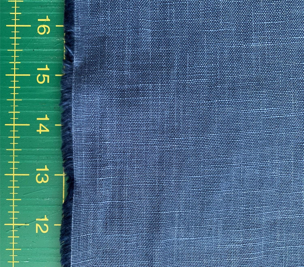 Sevenberry - Heathered Solids Cotton Fabric - Faded Denim Blue