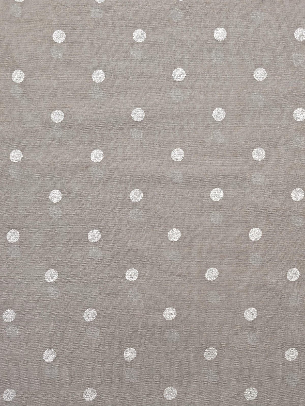 New Hokkoh - Sheer Polka Dotted Japanese Cotton Voile Fabric - Gray 7026-510-1-C