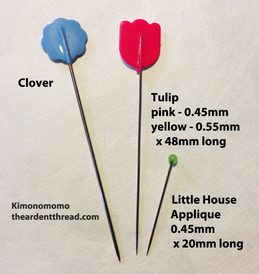 Tulip - Flat Head Thin Pins - Pink